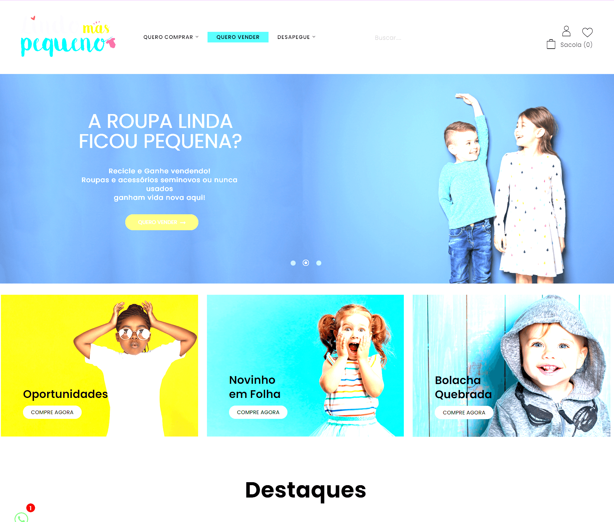 Lindo mas pequeno – WooCommerce Theme